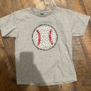Take me out to the ballpark tshirt, youth size med